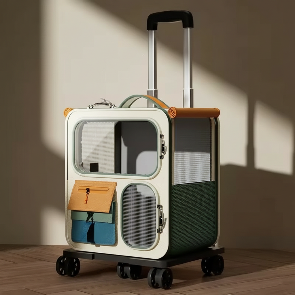 Rolling Pet Backpack Carrier