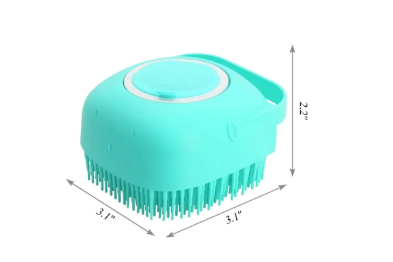 Soft Silicone Pet Bath & Massage Brush