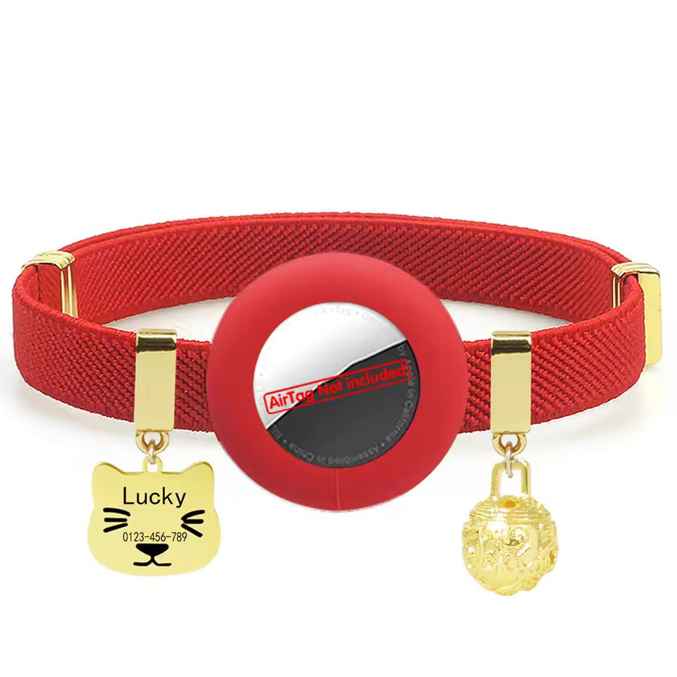 Breakaway Cat Collar with AirTag Holder
