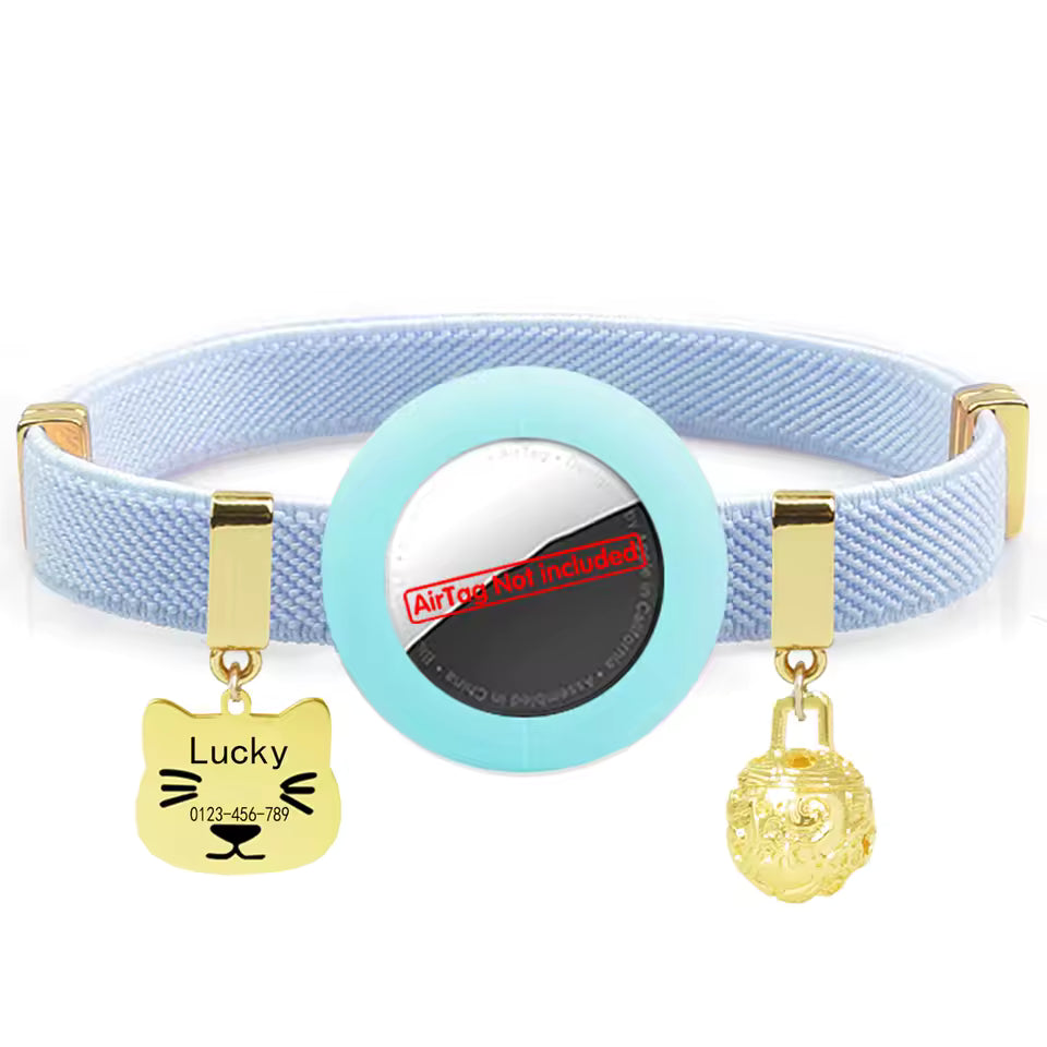 Breakaway Cat Collar with AirTag Holder