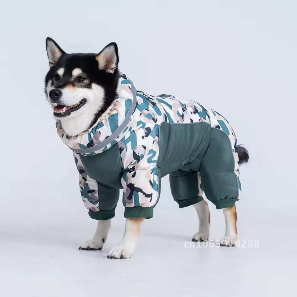 Waterproof Padded Dog Winter Jacket