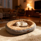 Plush Winter Pet Calming Bed