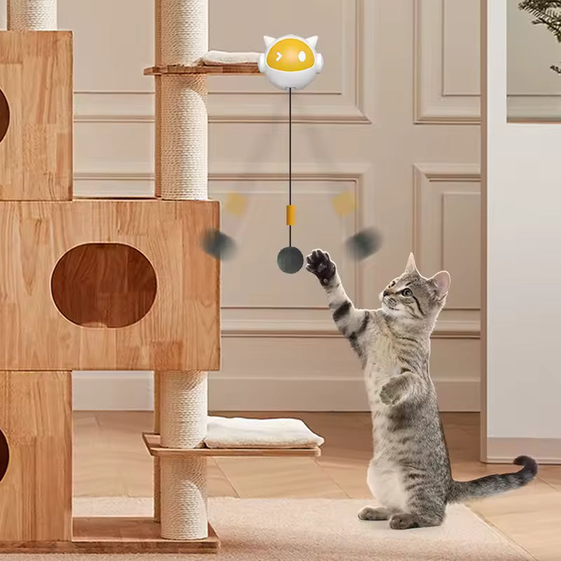 Automatic Interactive Lifting Cat Ball