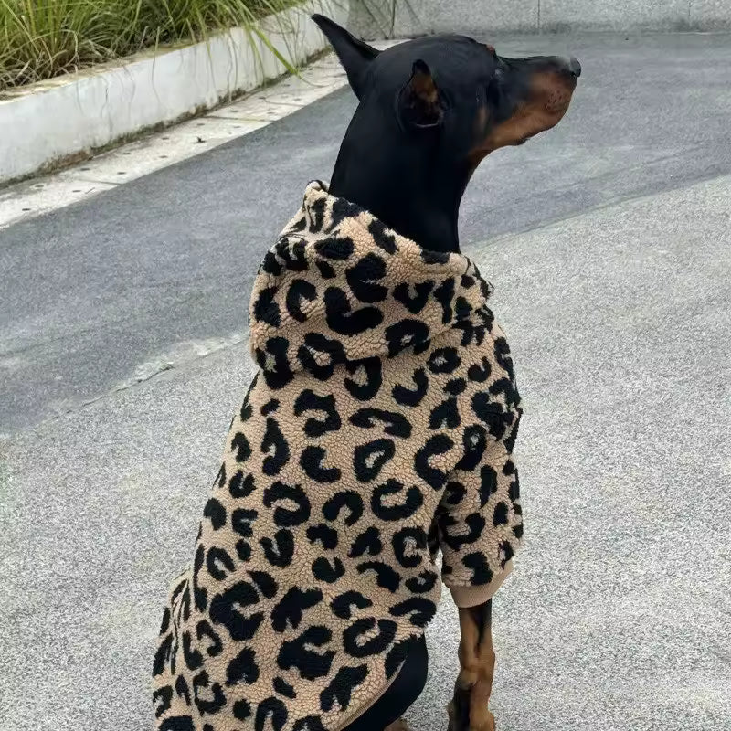 Winter Lamb Wool Dog Hoodie