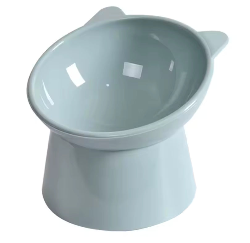 Tilted High Base Anti Choking Pet Bowl
