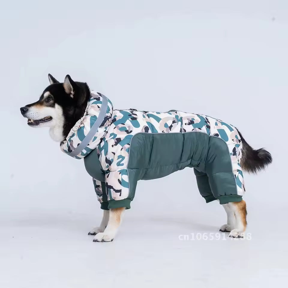 Waterproof Padded Dog Winter Jacket