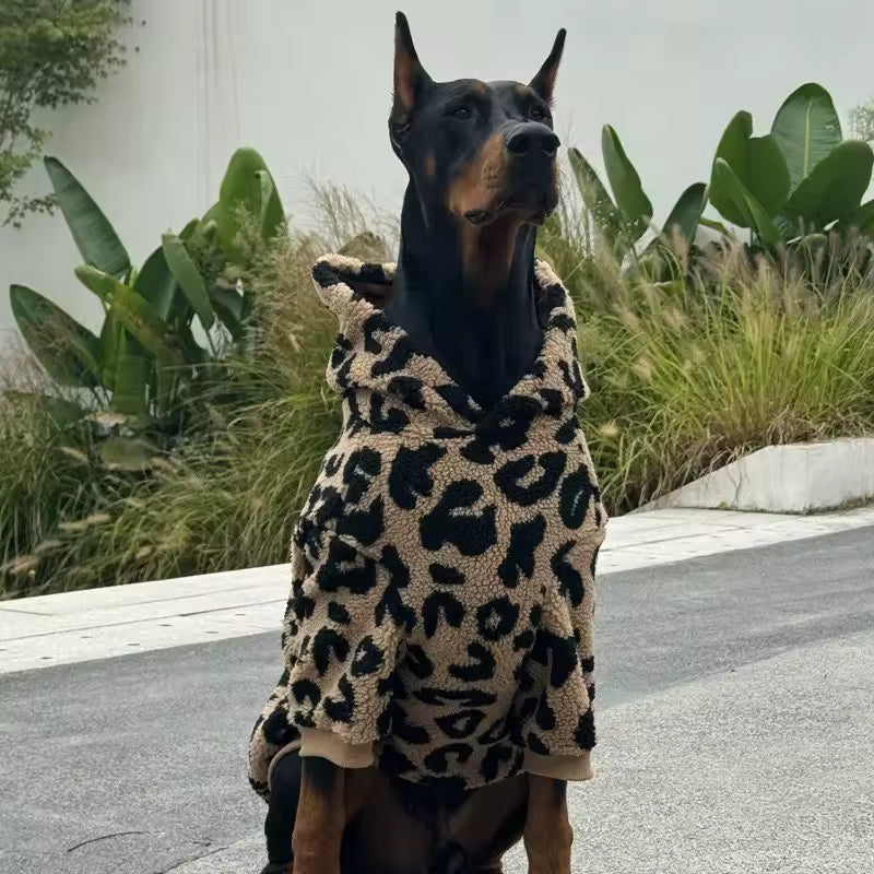 Winter Lamb Wool Dog Hoodie