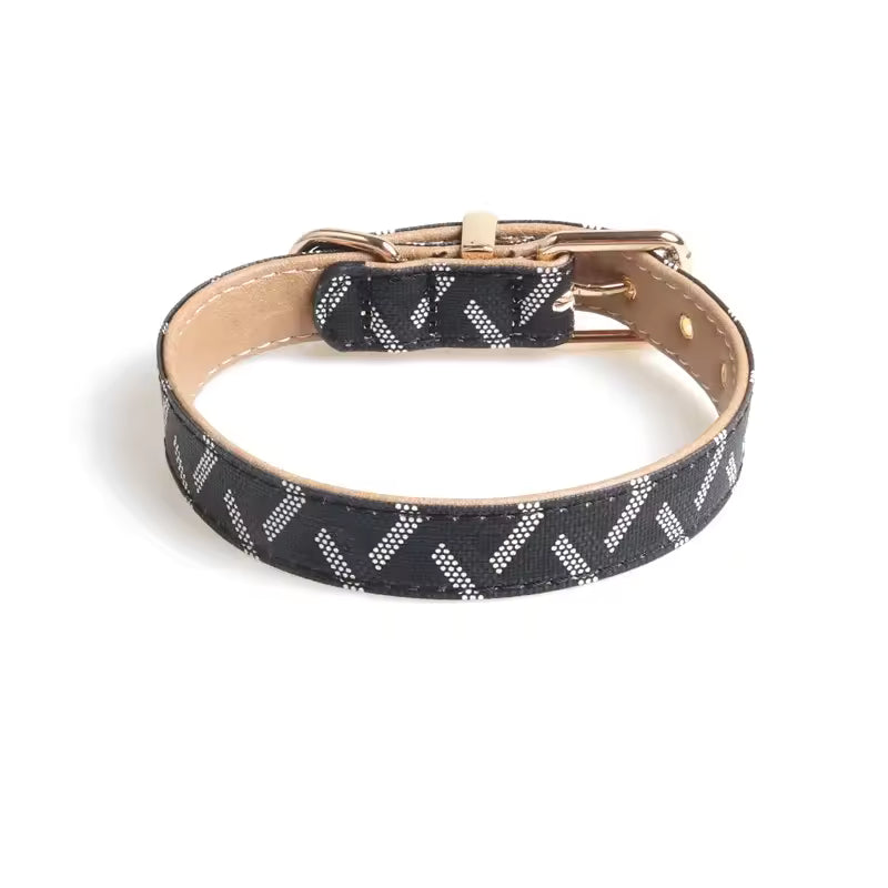 Personalized PU Leather Dog Collar