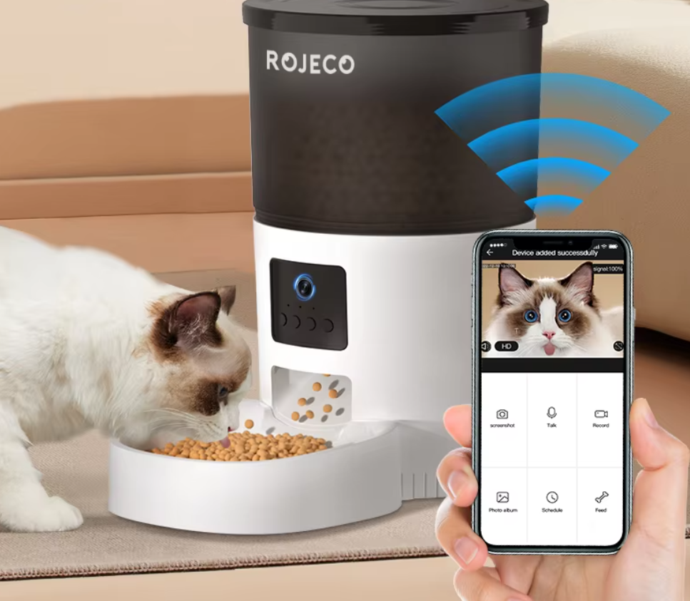Smart Automatic Pet Feeder with Camera