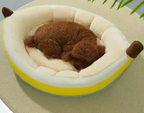 Banana Shaped Cozy Pet Bed