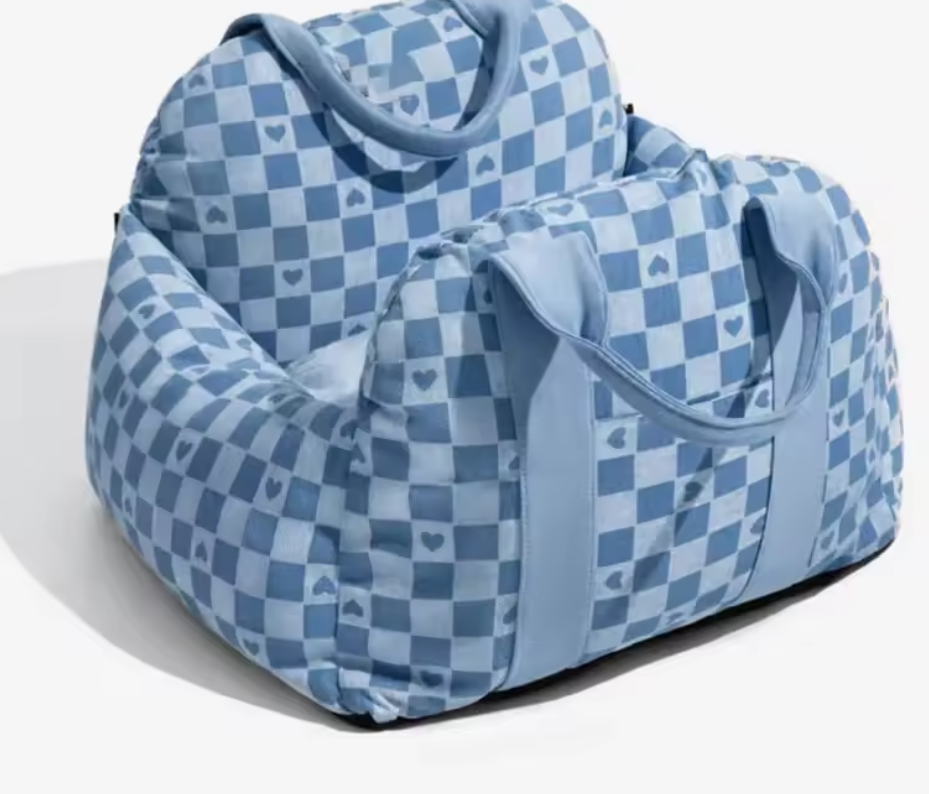 Portable Pet Car Seat Booster Bed