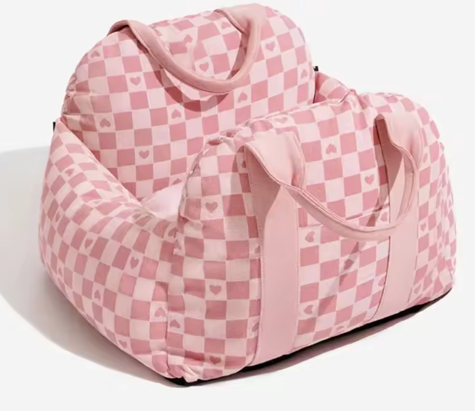 Portable Pet Car Seat Booster Bed