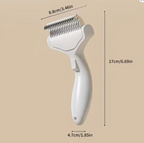 Curved Stainless Steel Pet Deshedding Brush
