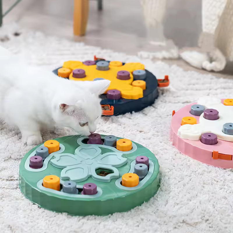 Interactive Pet Puzzle Slow Feeder Bowl