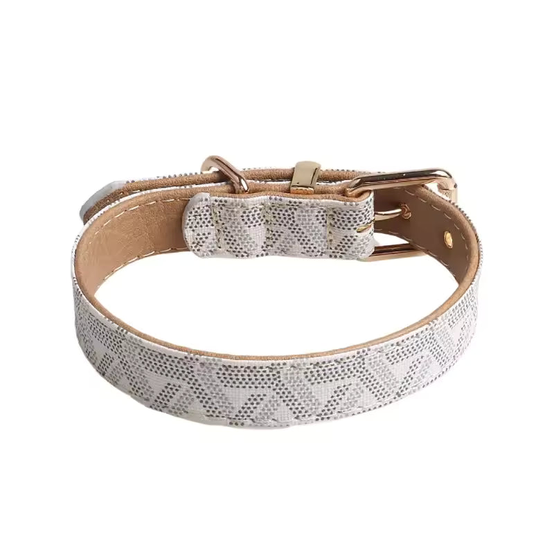 Personalized PU Leather Dog Collar